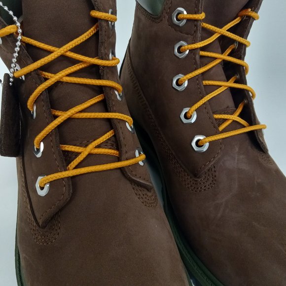 Timberland Premium Dark Brown Nubuck 6-Inch Waterproof Boots - Picture 8 of 12